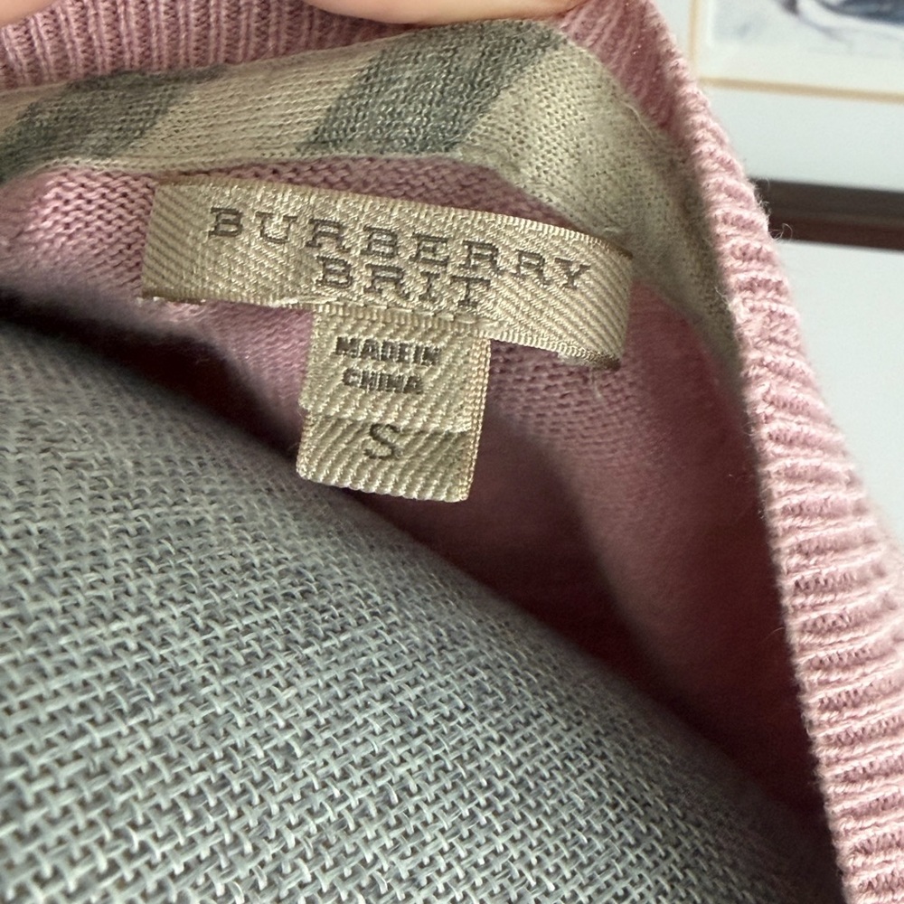 Burberry Soft Pink Women's Sweater